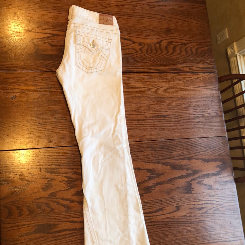 True Religion flare cut Joey jeans